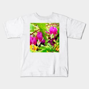 Bleeding Hearts Abstract Kids T-Shirt